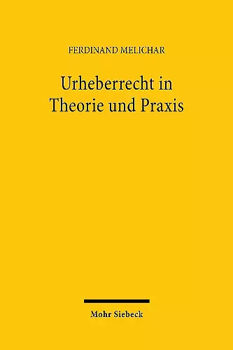 Urheberrecht in Theorie und Praxis cover