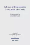 Juden im Wilhelminischen Deutschland 1890-1914 cover