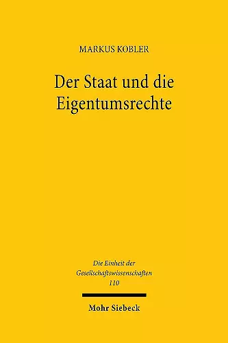 Der Staat und die Eigentumsrechte cover