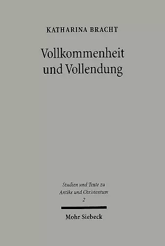 Vollkommenheit und Vollendung cover