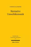 Normative Umweltökonomik cover