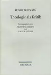 Theologie als Kritik cover