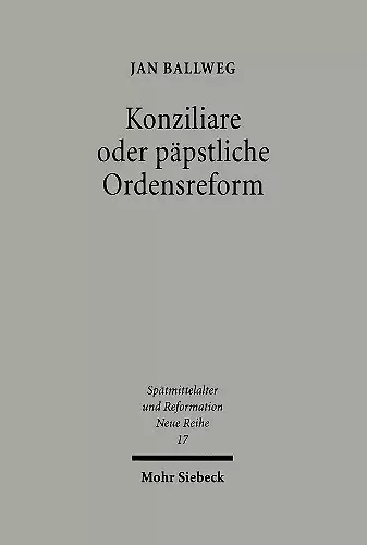 Konziliare oder päpstliche Reform cover