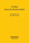 10 Jahre deutsche Rechtseinheit cover