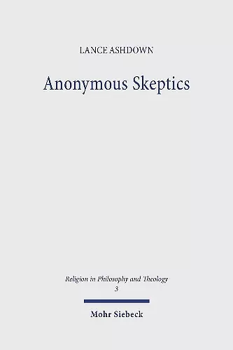Anonymous Skeptics cover