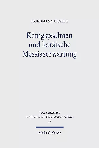 Königspsalmen und karäische Messiaserwartung cover