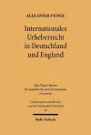 Internationales Urheberrecht in Deutschland und England cover