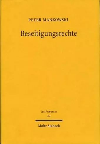 Beseitigungsrechte cover