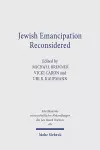 Jewish Emancipation Reconsidered cover