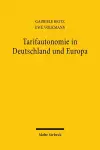 Tarifautonomie in Deutschland und Europa cover