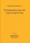 Vertragsanpassung und Anpassungsvertrag cover