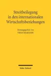 Streitbeilegung in den internationalen Wirtschaftsbeziehungen cover