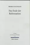 Das Ende der Reformation cover