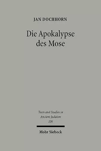 Die Apokalypse des Mose cover