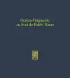 Geniza-Fragmente zu Avot de-Rabbi Natan cover