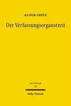 Der Verfassungsorganstreit cover