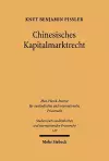 Chinesisches Kapitalmarktrecht cover