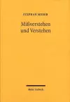 Mißverstehen und Verstehen cover