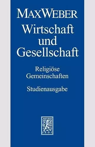 Max Weber-Studienausgabe cover