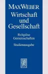 Max Weber-Studienausgabe cover