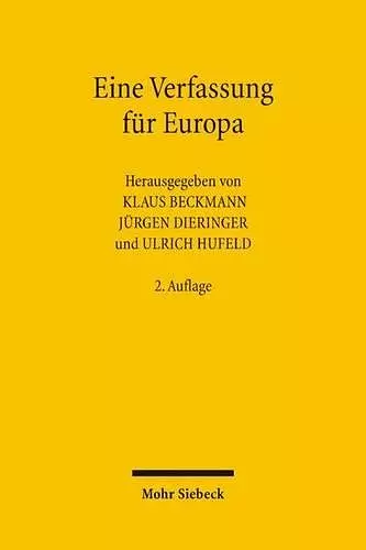 Eine Verfassung für Europa cover