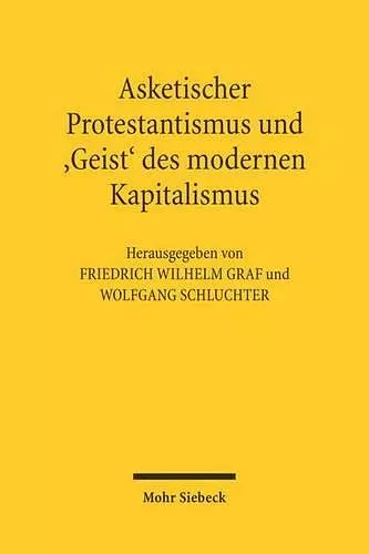 Asketischer Protestantismus und der 'Geist' des modernen Kapitalismus cover