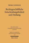 Rechtsgeschäftliche Entscheidungsfreiheit und Drohung cover