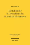 Die Scheinehe in Deutschland im 19. und 20. Jahrhundert cover