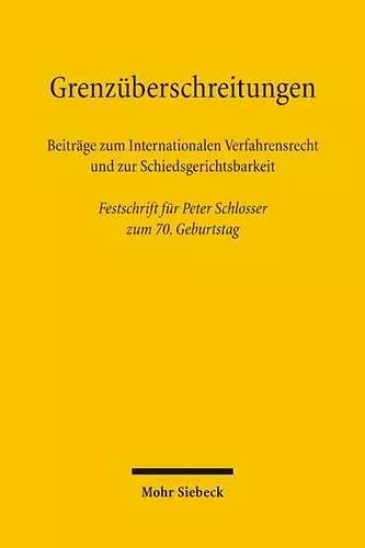 Grenzüberschreitungen cover