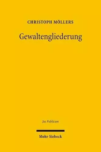 Gewaltengliederung cover