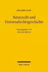 Naturrecht und Universalrechtsgeschichte cover