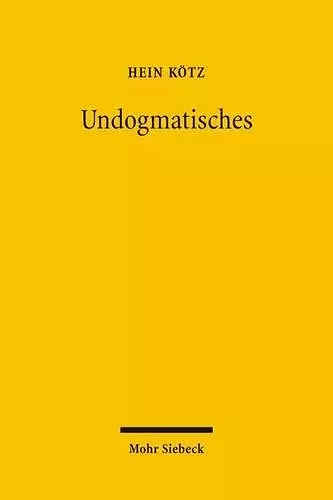 Undogmatisches cover