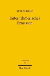 Unternehmerisches Ermessen cover