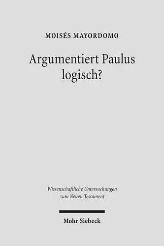 Argumentiert Paulus logisch? cover