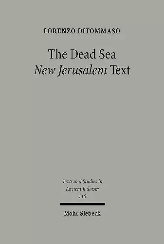 The Dead Sea 'New Jerusalem' Text cover