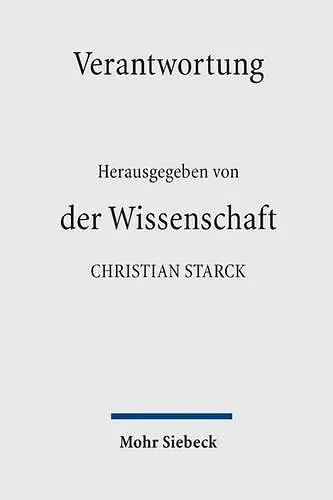 Verantwortung der Wissenschaft cover