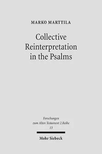 Collective Reinterpretation in the Psalms cover