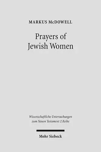 Prayers of Jewish Women cover