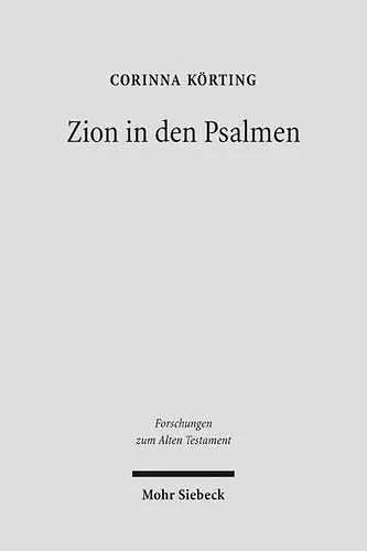 Zion in den Psalmen cover