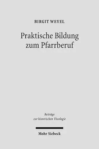 Praktische Bildung zum Pfarrberuf cover