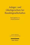 Anleger- und Gläubigerschutz bei Handelsgesellschaften cover