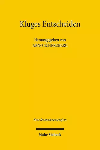 Kluges Entscheiden cover