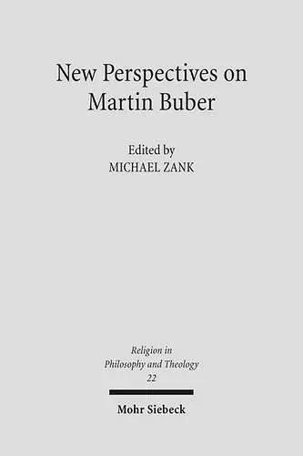 New Perspectives on Martin Buber cover