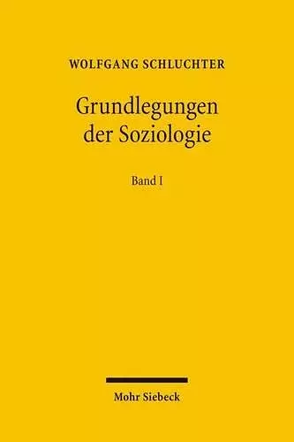 Grundlegungen der Soziologie cover