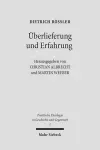 Überlieferung und Erfahrung cover