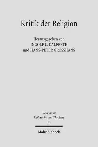 Kritik der Religion cover