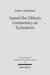Samuel Ibn Tibbon's Commentary on Ecclesiastes cover