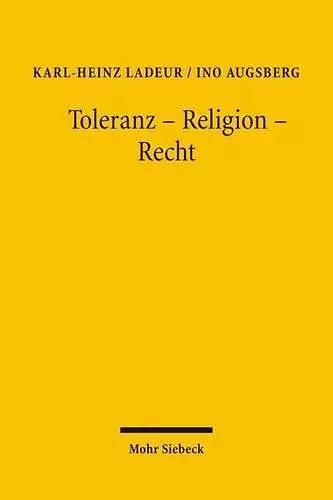 Toleranz - Religion - Recht cover