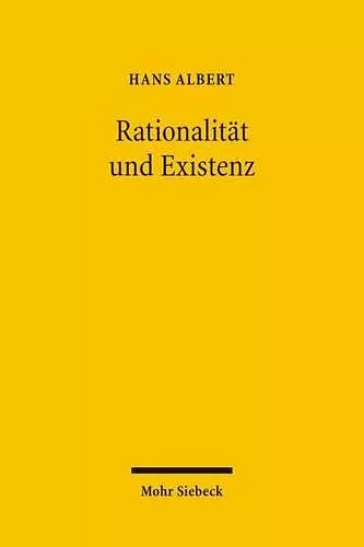 Rationalität und Existenz cover