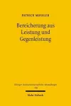 Bereicherung aus Leistung und Gegenleistung cover